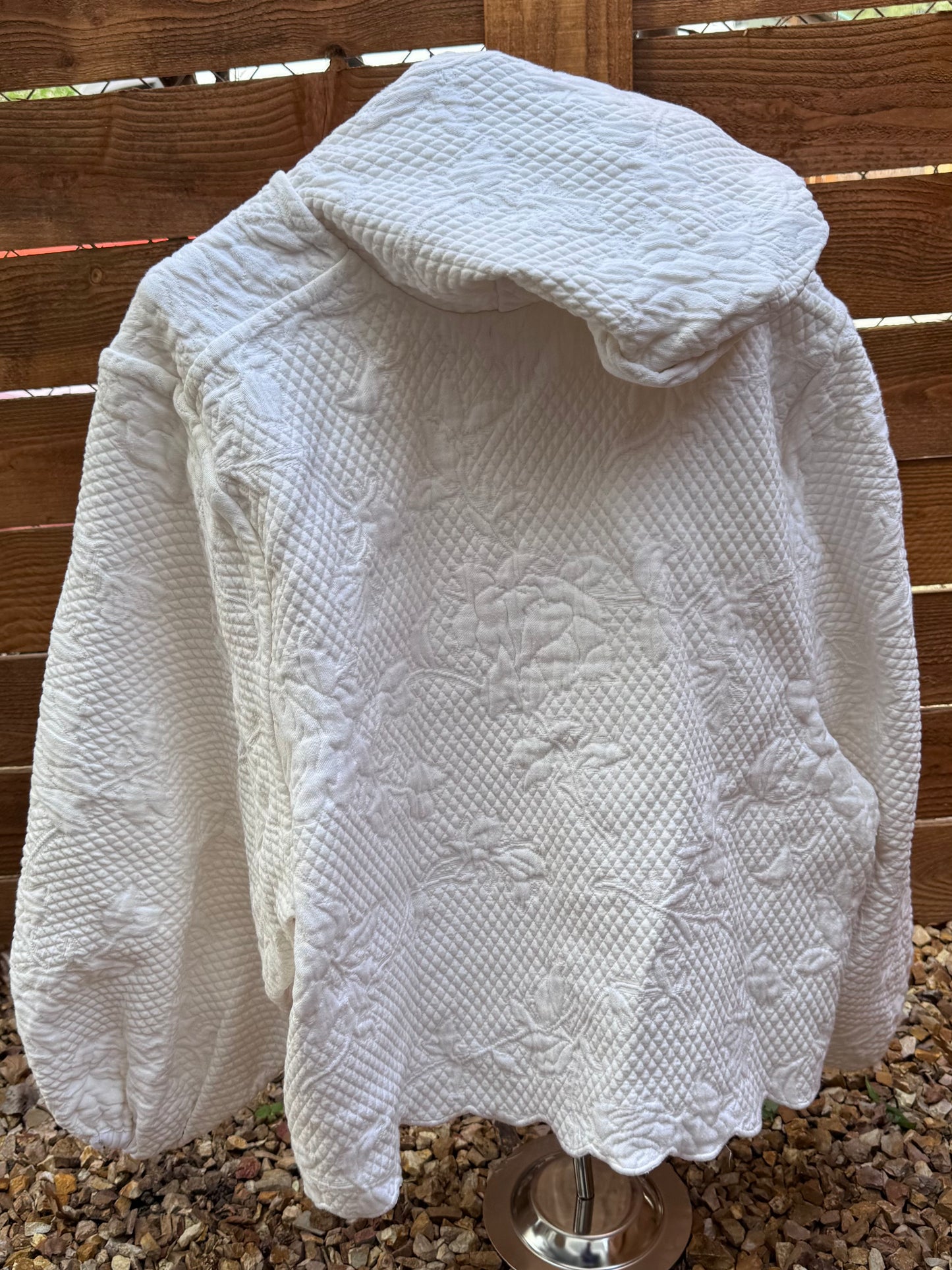 White Oversize Hoodie