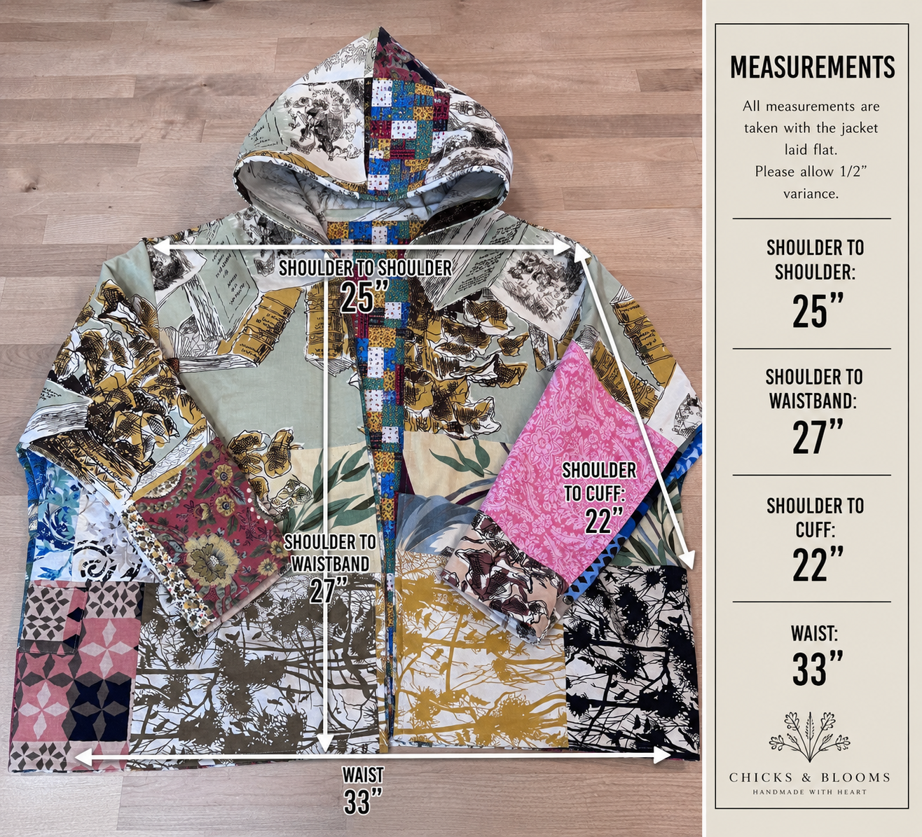 One-of-a-Kind Patchwork Quilt Jacket