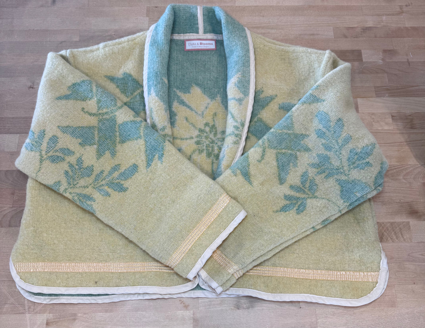 Sage Wool Blanket Jacket