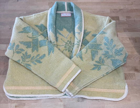 Sage Wool Blanket Jacket