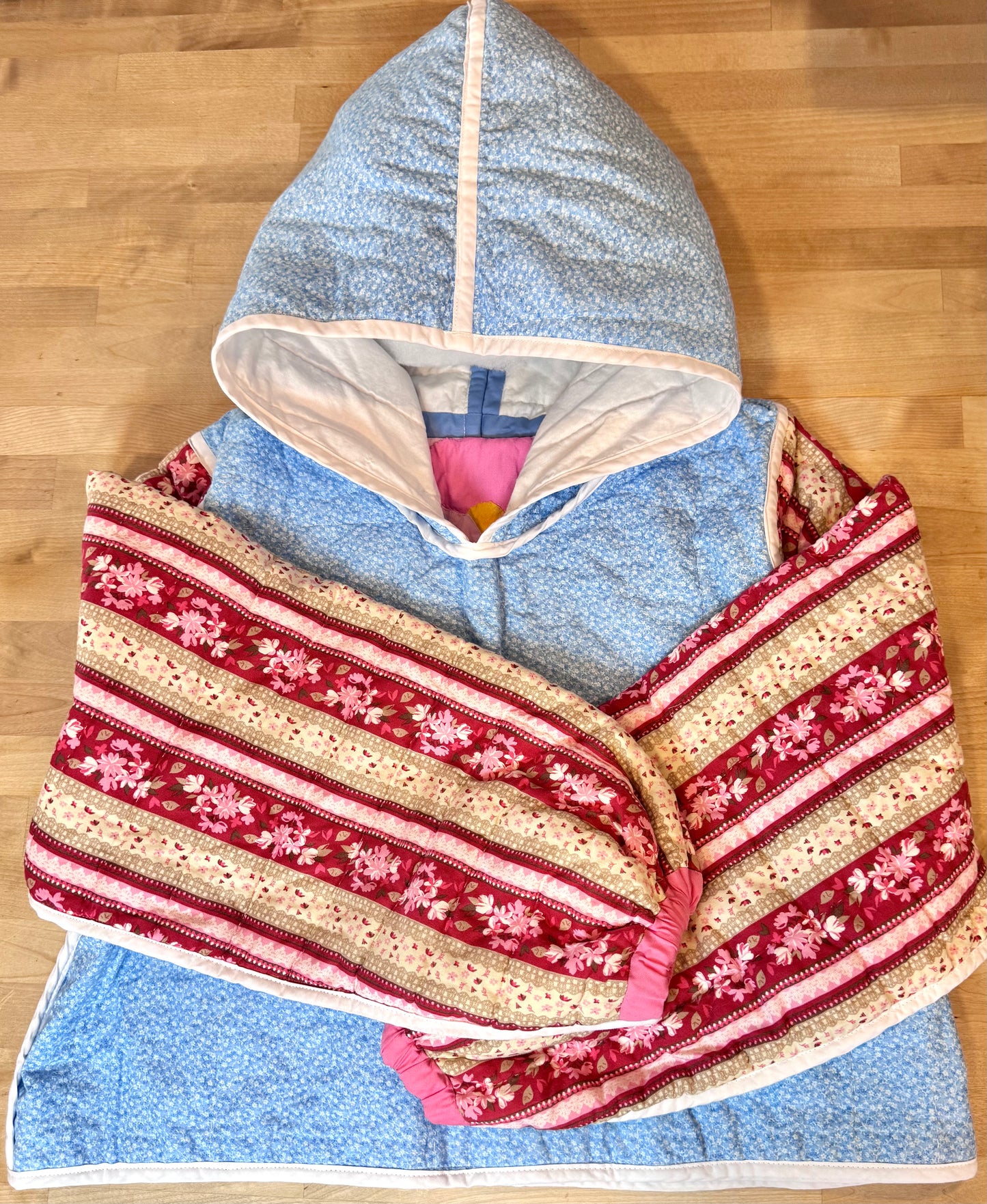 Floral Quilt Hoodie
