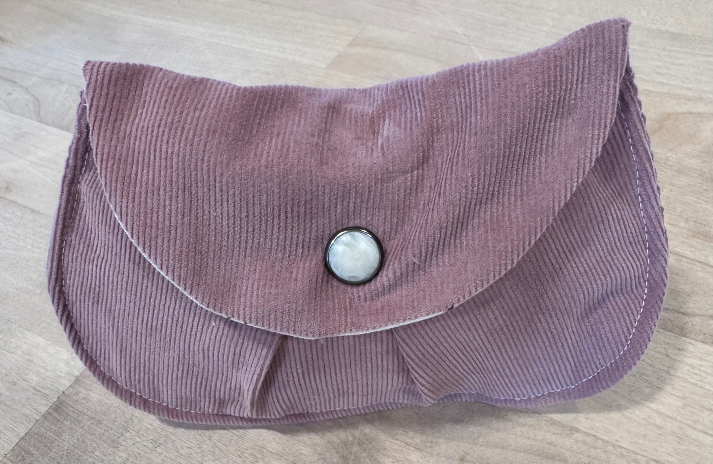 Gathered Corduroy Everyday Pouch