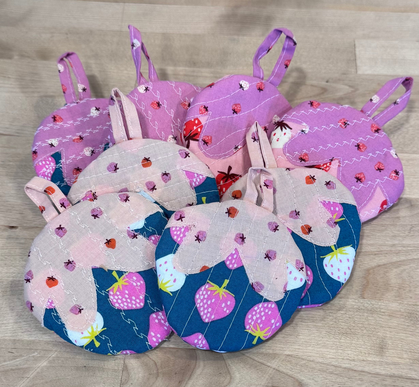 Hand Picked Strawberry Mini Pouch