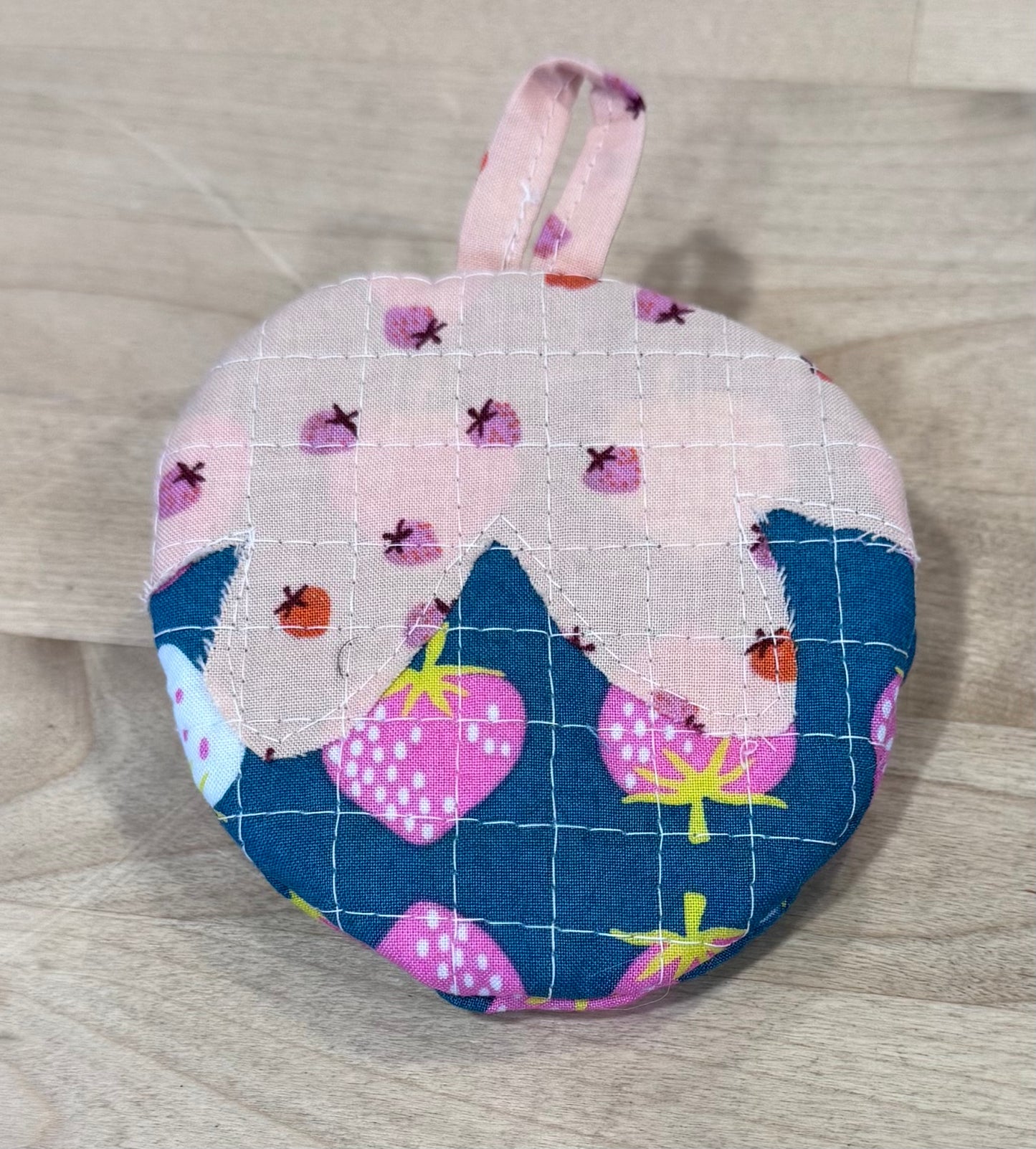 Hand Picked Strawberry Mini Pouch