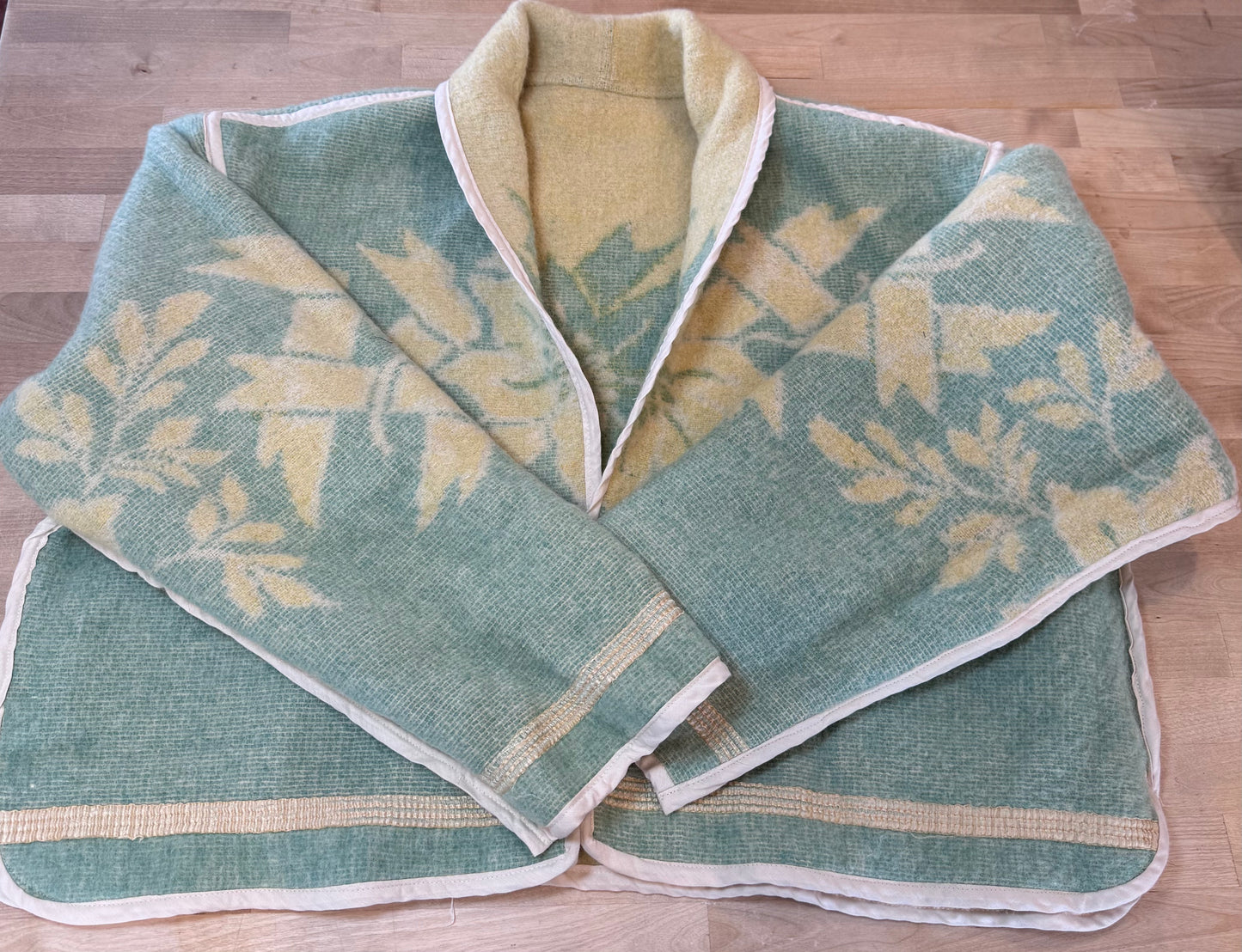 Sage Wool Blanket Jacket