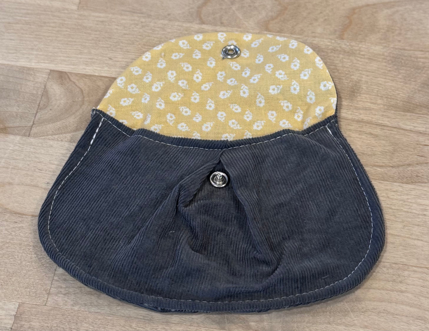 Gathered Corduroy Everyday Pouch