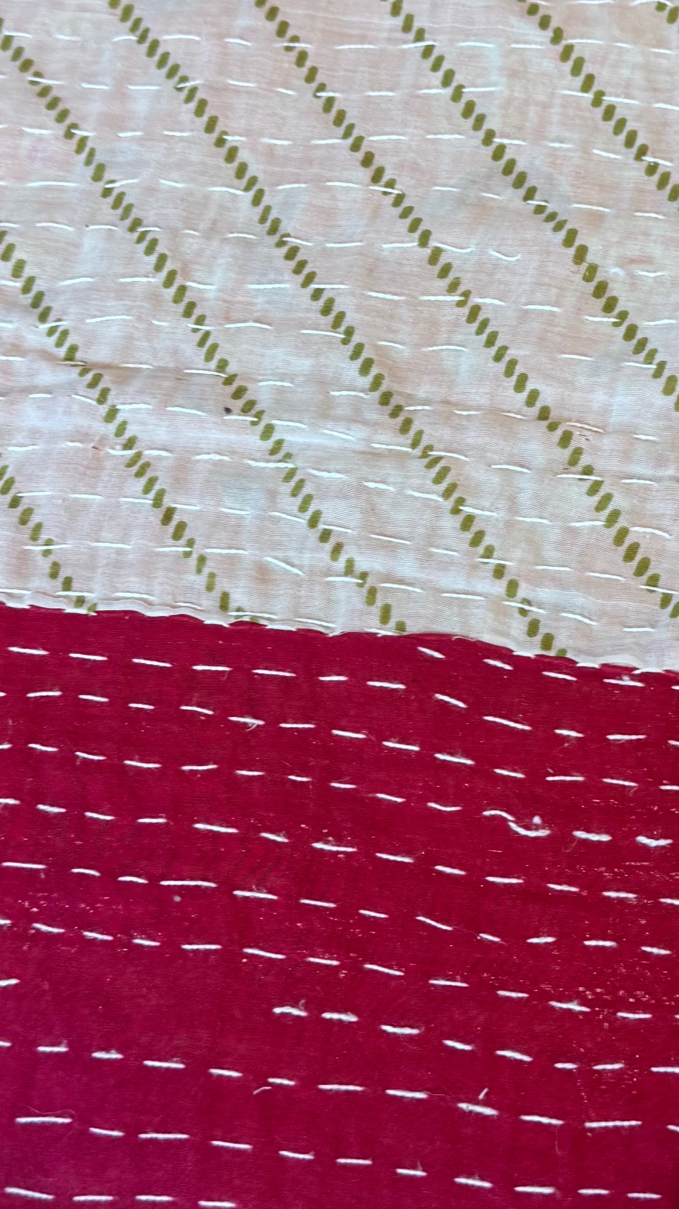 Raspberry Kantha Quilt Jacket