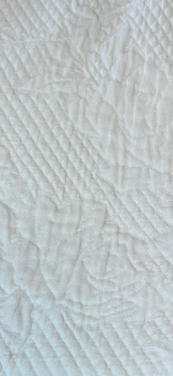 Vintage White Quilt Jacket