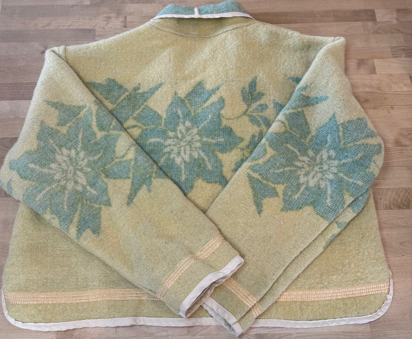 Sage Wool Blanket Jacket