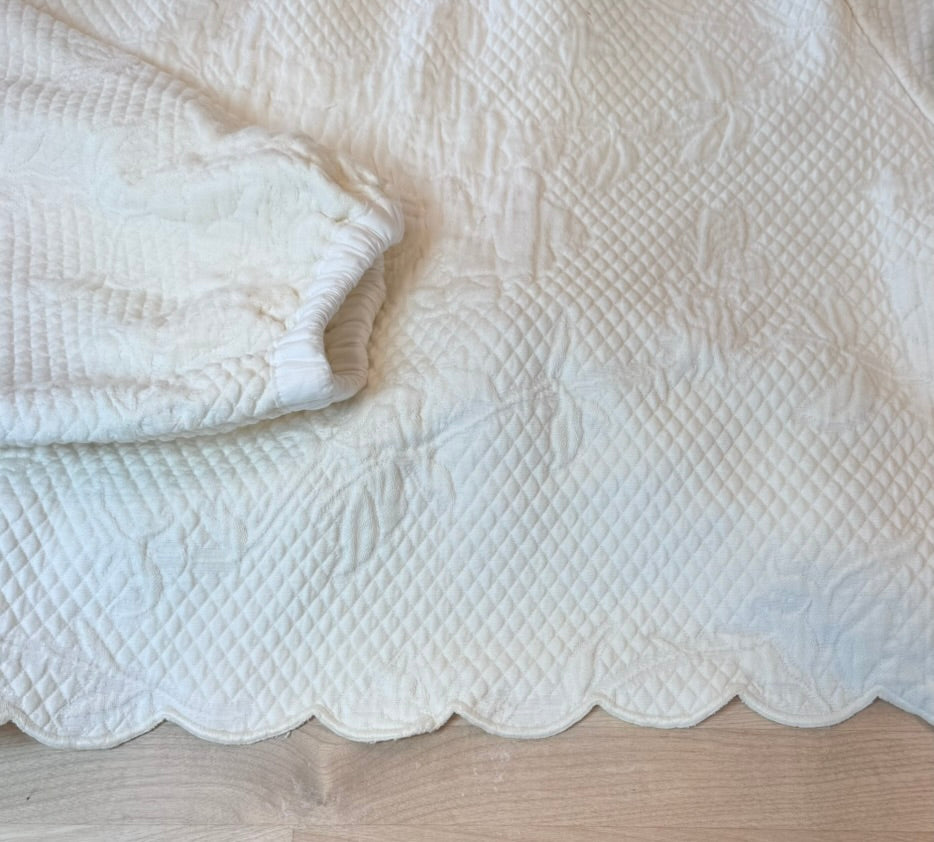 Vintage White Quilt Jacket