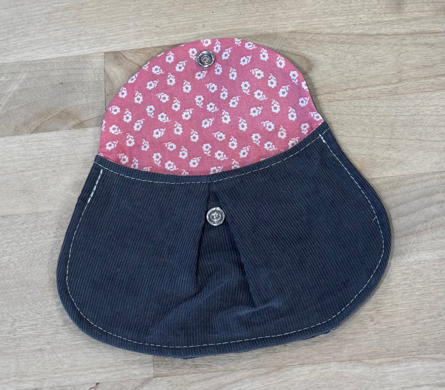 Gathered Corduroy Everyday Pouch