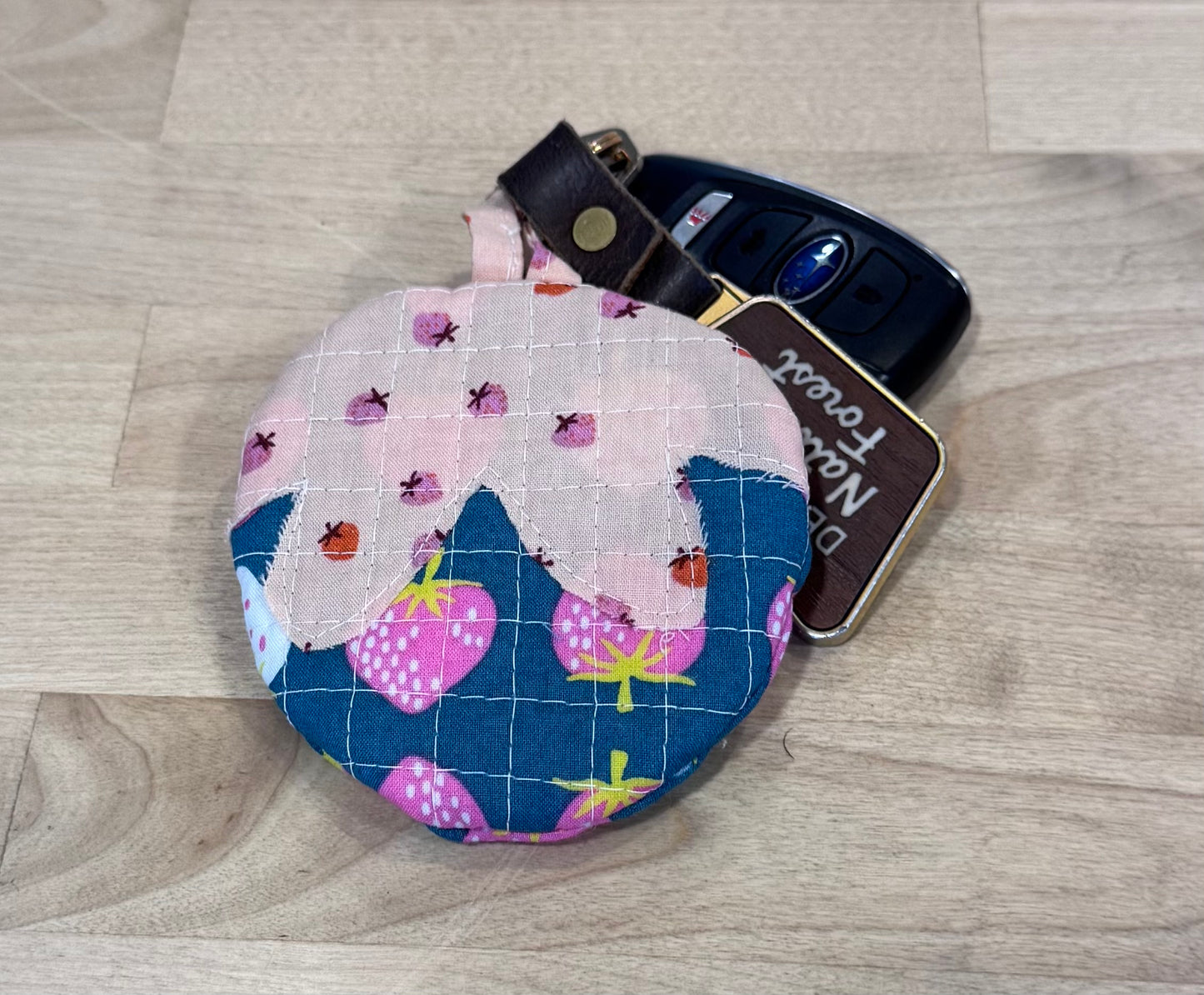 Hand Picked Strawberry Mini Pouch