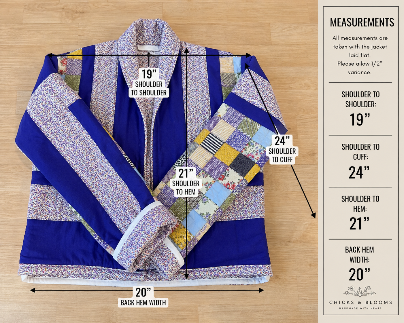 Reversible Handmade Quilt Coat