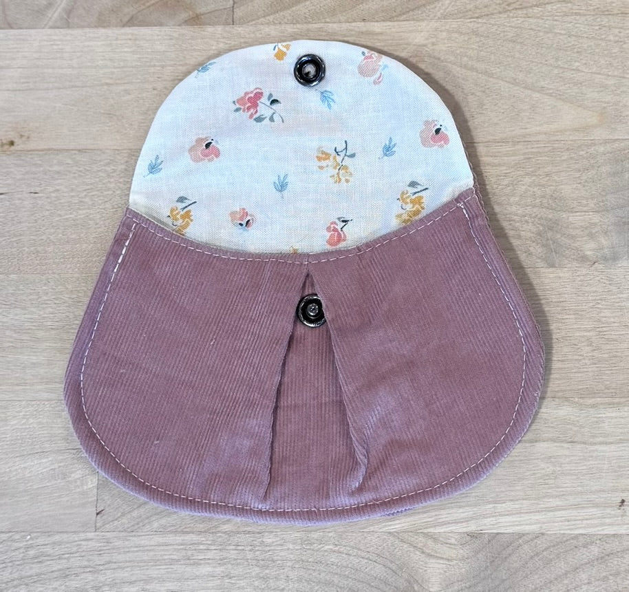 Gathered Corduroy Everyday Pouch