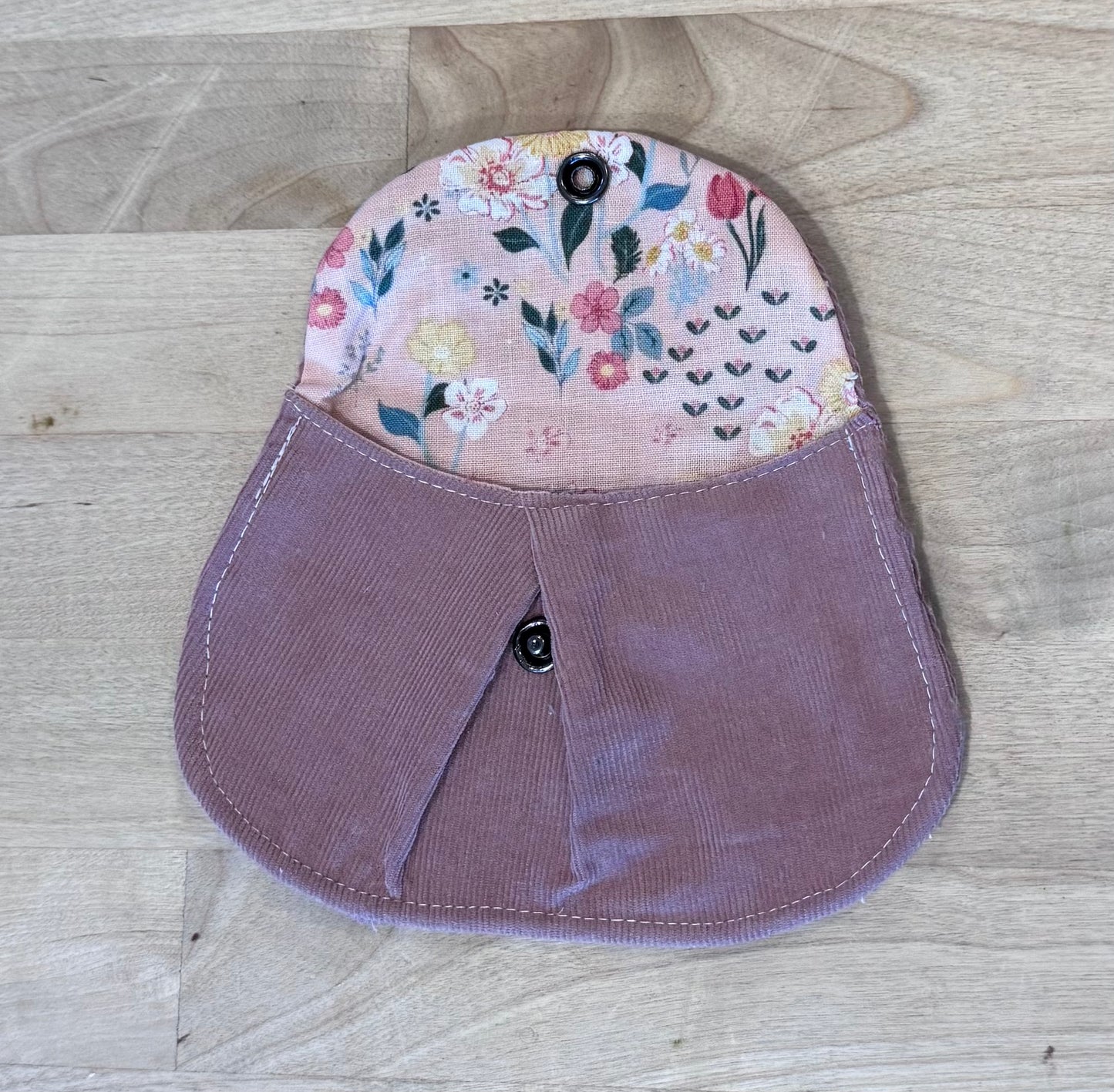 Gathered Corduroy Everyday Pouch