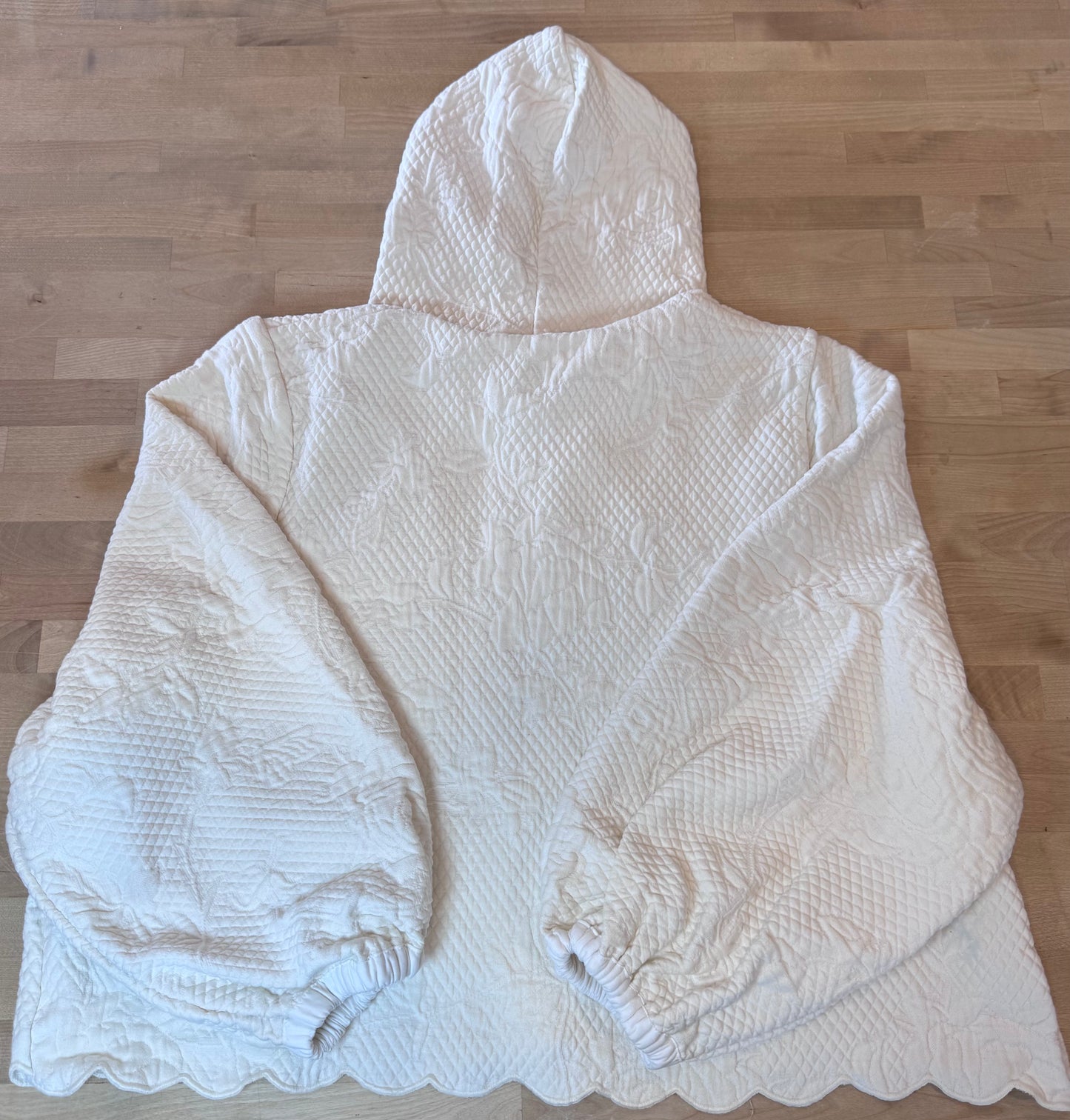 Vintage White Quilt Jacket
