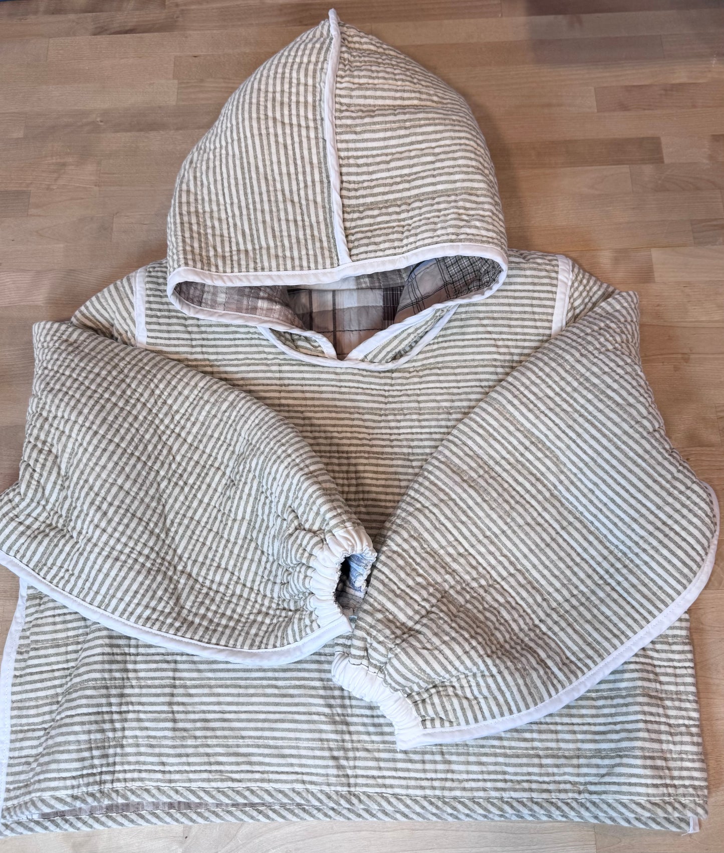 Reversible Vintage Quilt Hoodie