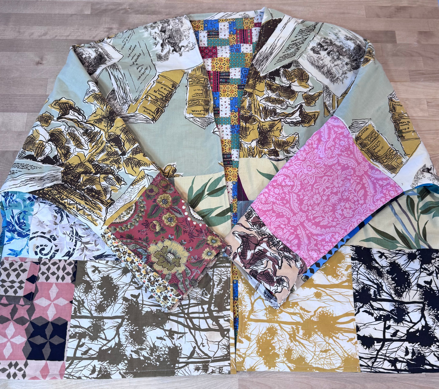 One-of-a-Kind Patchwork Quilt Jacket