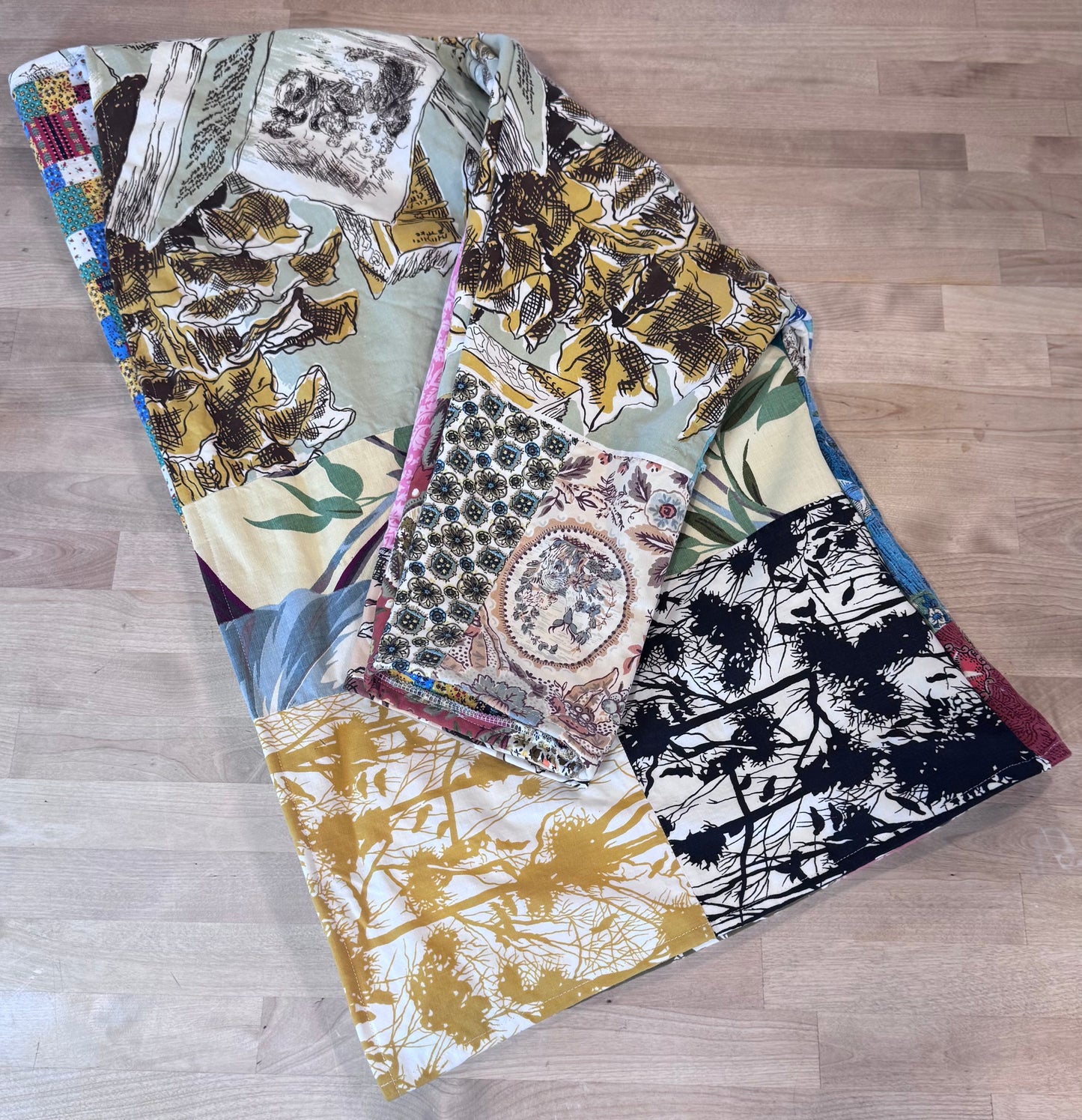 One-of-a-Kind Patchwork Quilt Jacket