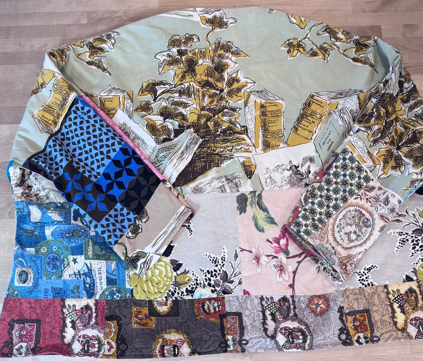 One-of-a-Kind Patchwork Quilt Jacket